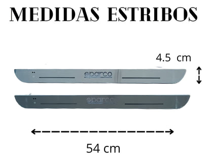 Embellecedor Moldura Universal Led Sparco Deportivo