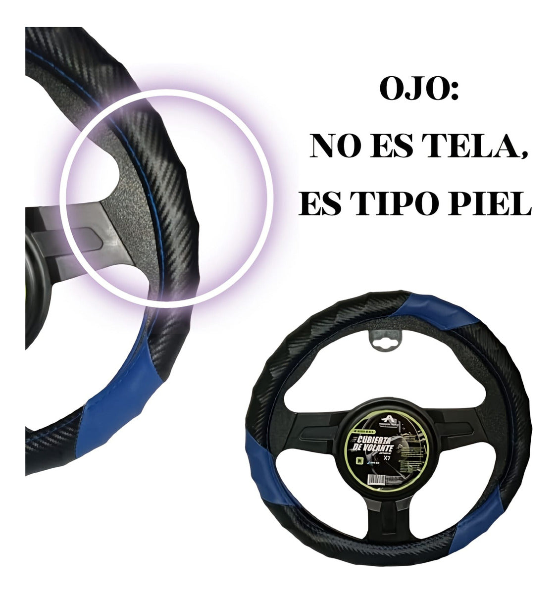 Funda Cubrevolante Deportivo Auto/camioneta Premium X7 Piel