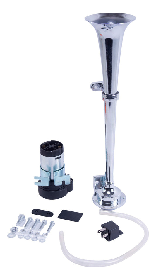 Corneta Metalica Para Camión Con Compresor De Aire 12v