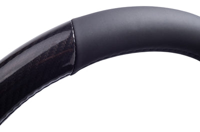 Funda Cubre Volante Cuero Deportivo Universal Negro Protect