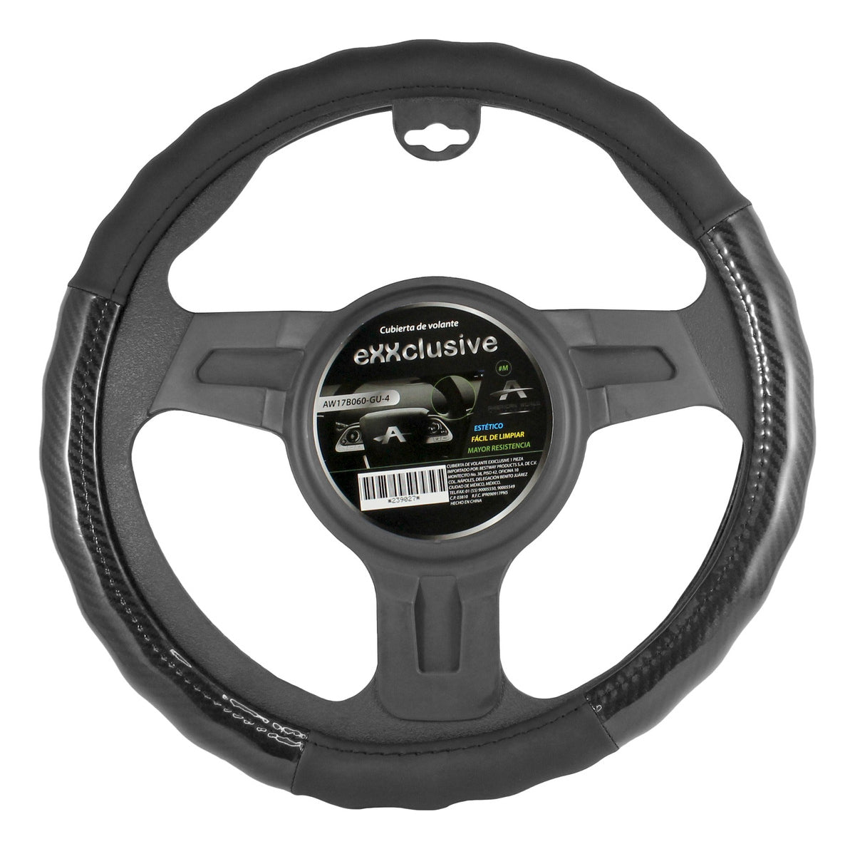 Funda Volante Fibra Carbono Auto Bmw Nissan Audi Vw Subaru