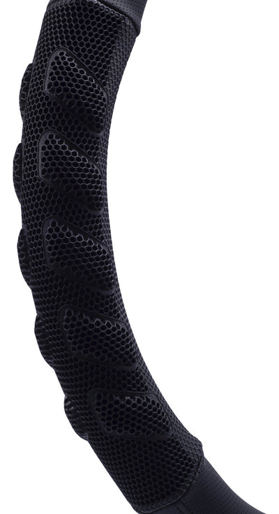 Cubrevolante Y Hombreras Sparco Negro Antiderrapante Cuero