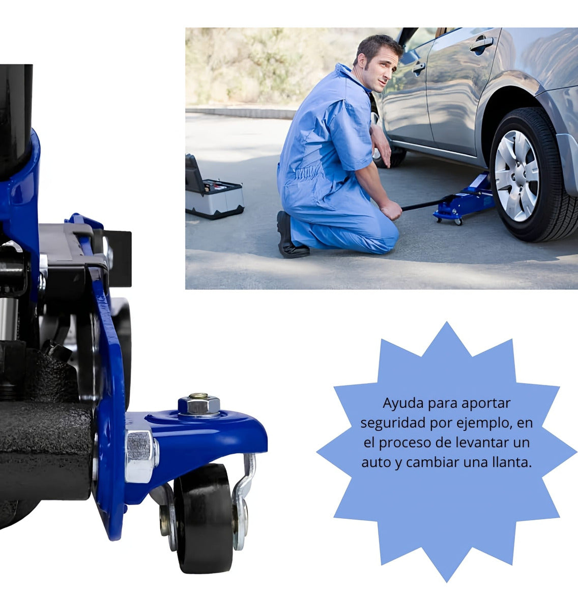 Gato Hidraulico De Patin Sparco 2.5 Toneladas Uso Rudo