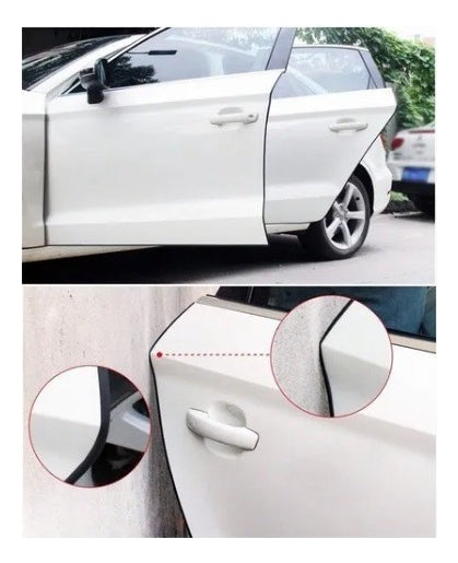 Moldura Protectora Puerta Auto/camioneta Antigolpes Negro 5m
