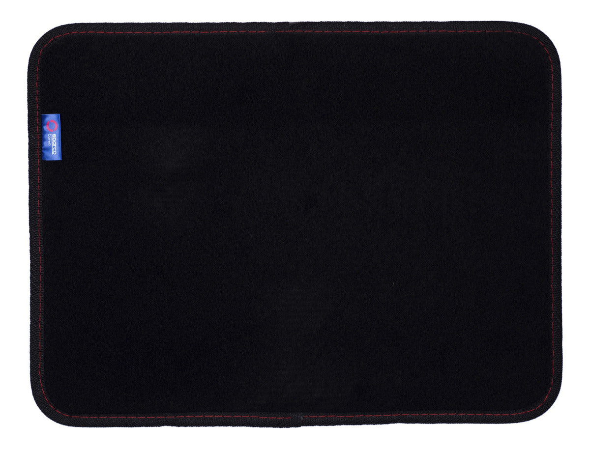 Tapete Auto 4 Alfombras Sparco Universales Negro Y Rojo