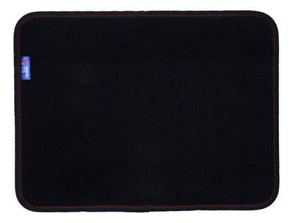 Tapete Auto 4 Alfombras Sparco Universales Negro Y Rojo