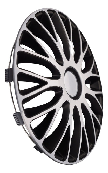 4 Tapones Lujo Europeos Mugello Blanco Negro Rin 13 Deportiv