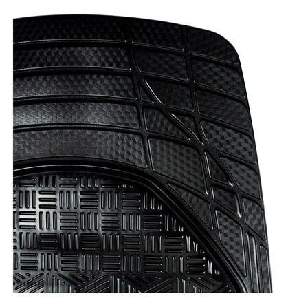 Tapete Uso Rudo De Charola Grecia Carbon Matte 4 Pzs