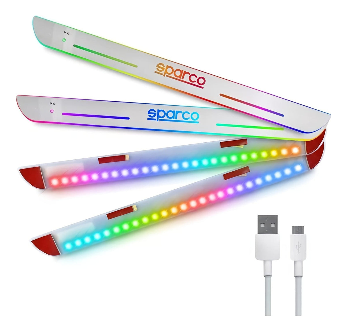 Embellecedor Moldura Universal Led Sparco Deportivo
