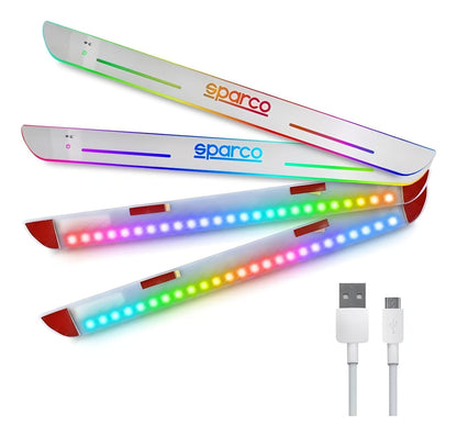Embellecedor Moldura Universal Led Sparco Deportivo