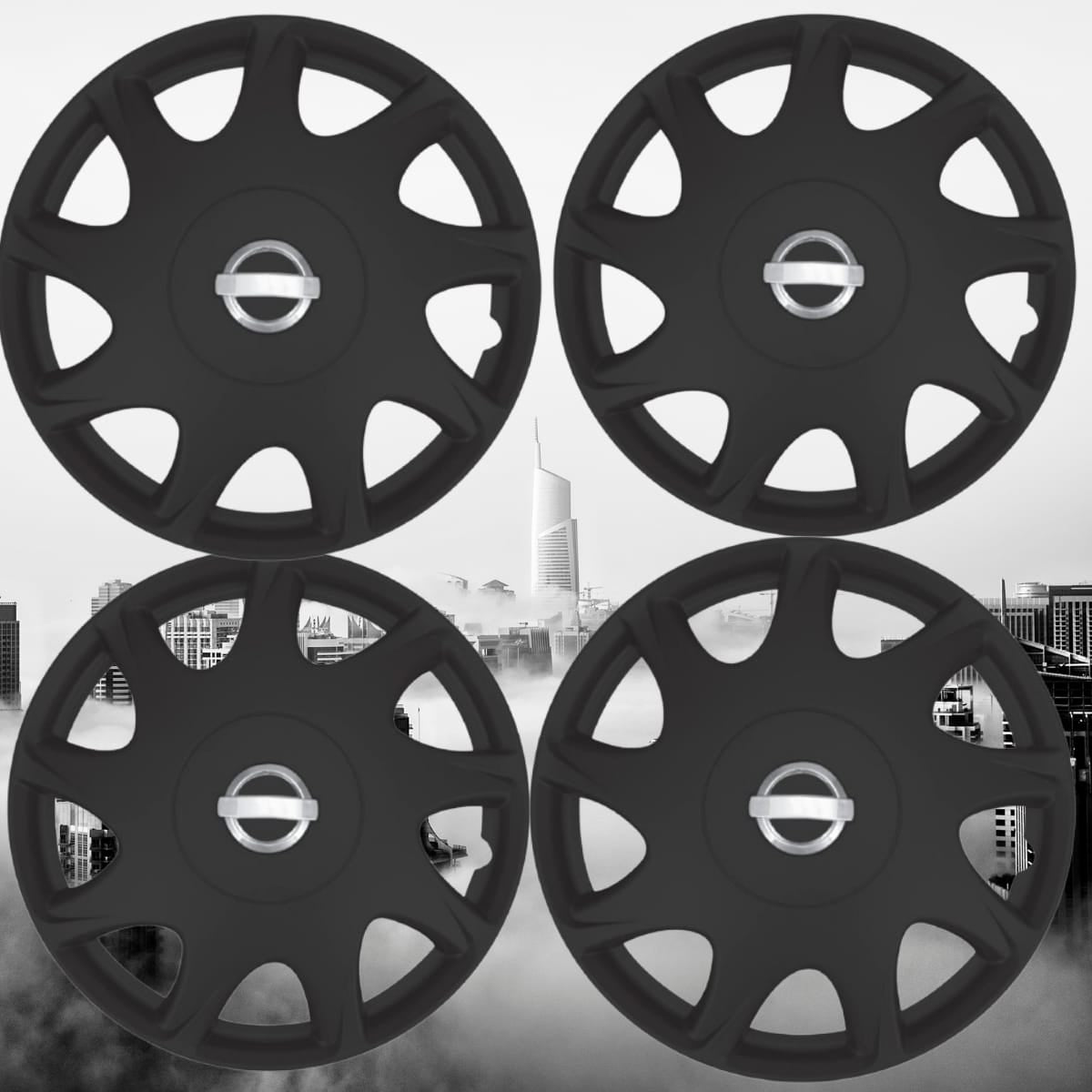 Tapones Polveras Tipo Tsuru Nissan Optimus Negro Rin 13