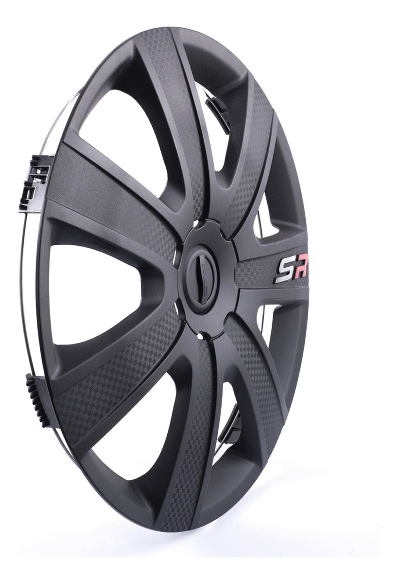 4 Tapones Polveras Llanta Rin 15 Optimus Negro Matte Sr