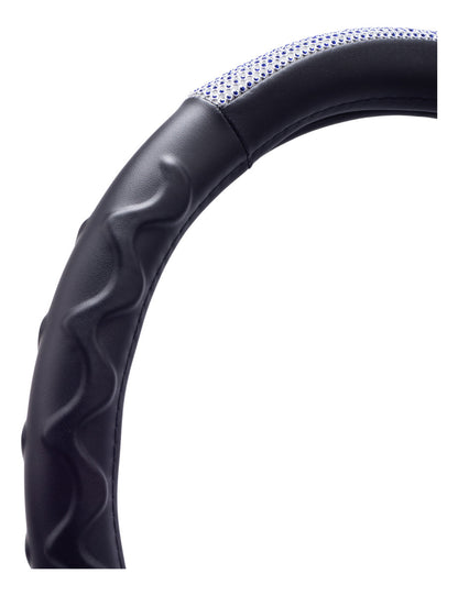 Funda Cubrevolante Diamante Azul Bling Línea Premium