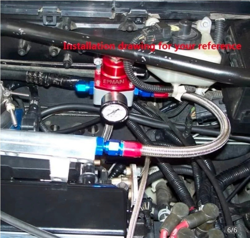 Regulador De Presión De Combustible  Psi  0 - 150  Epman