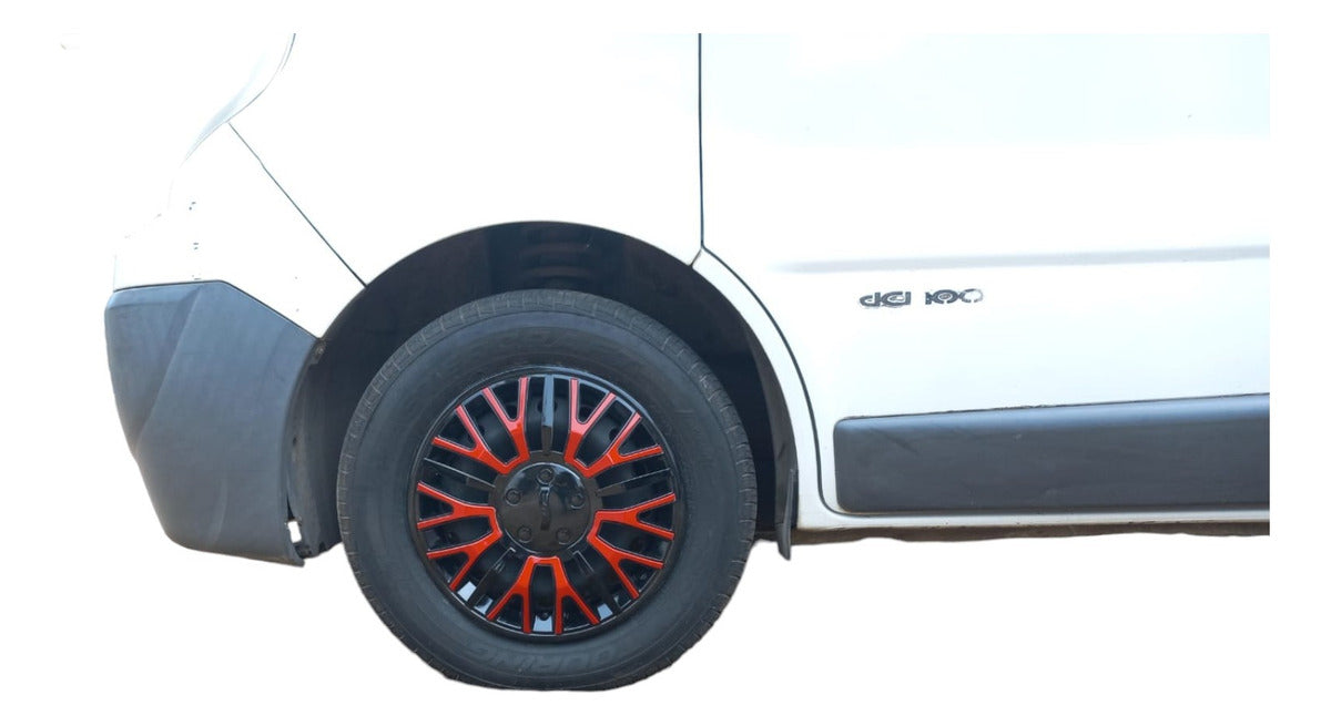 4 Tapon Polvera Deportivo Legara Rojo Rin 16 Tipo Original