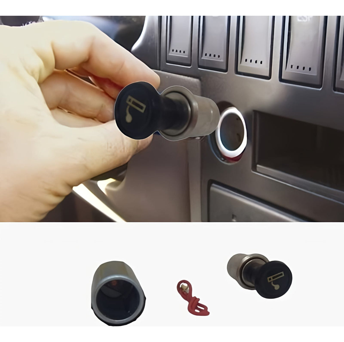 Encendedor Eléctrico Para Auto/camioneta Universal Con Luz