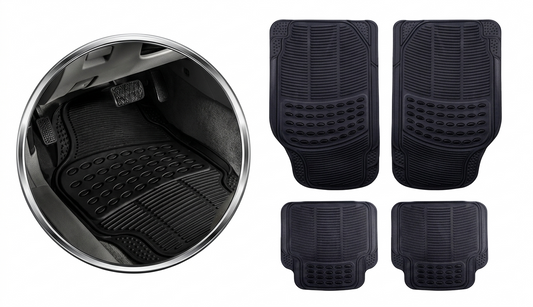 Tapete Proteck 4 Piezas Alfombra Para Automovil Uso Rudo