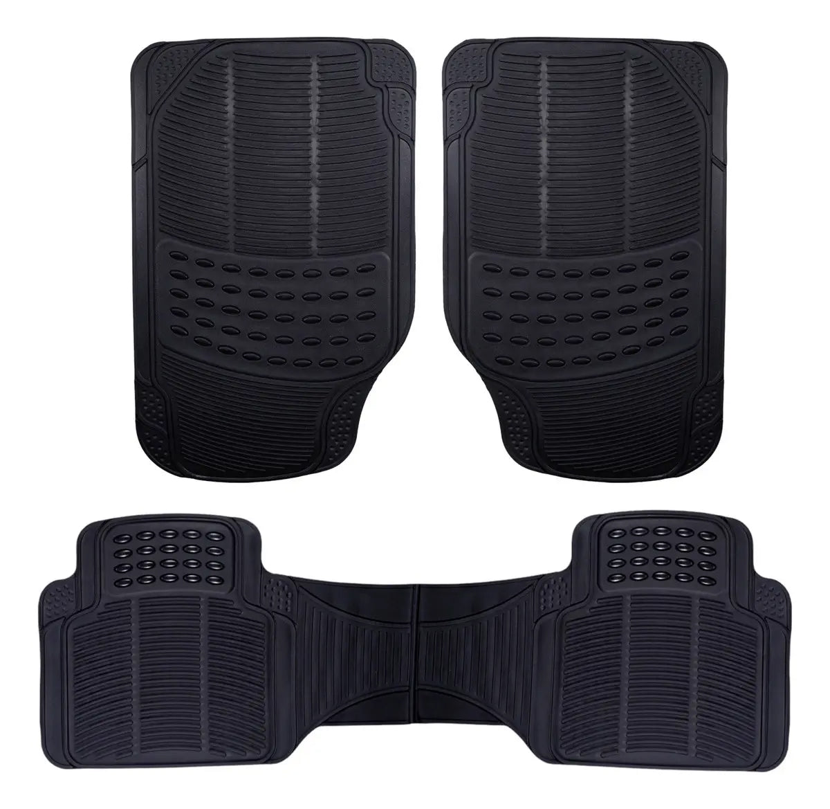 Tapete Proteck Auto Camioneta Hule- Plástico Universal 3pz