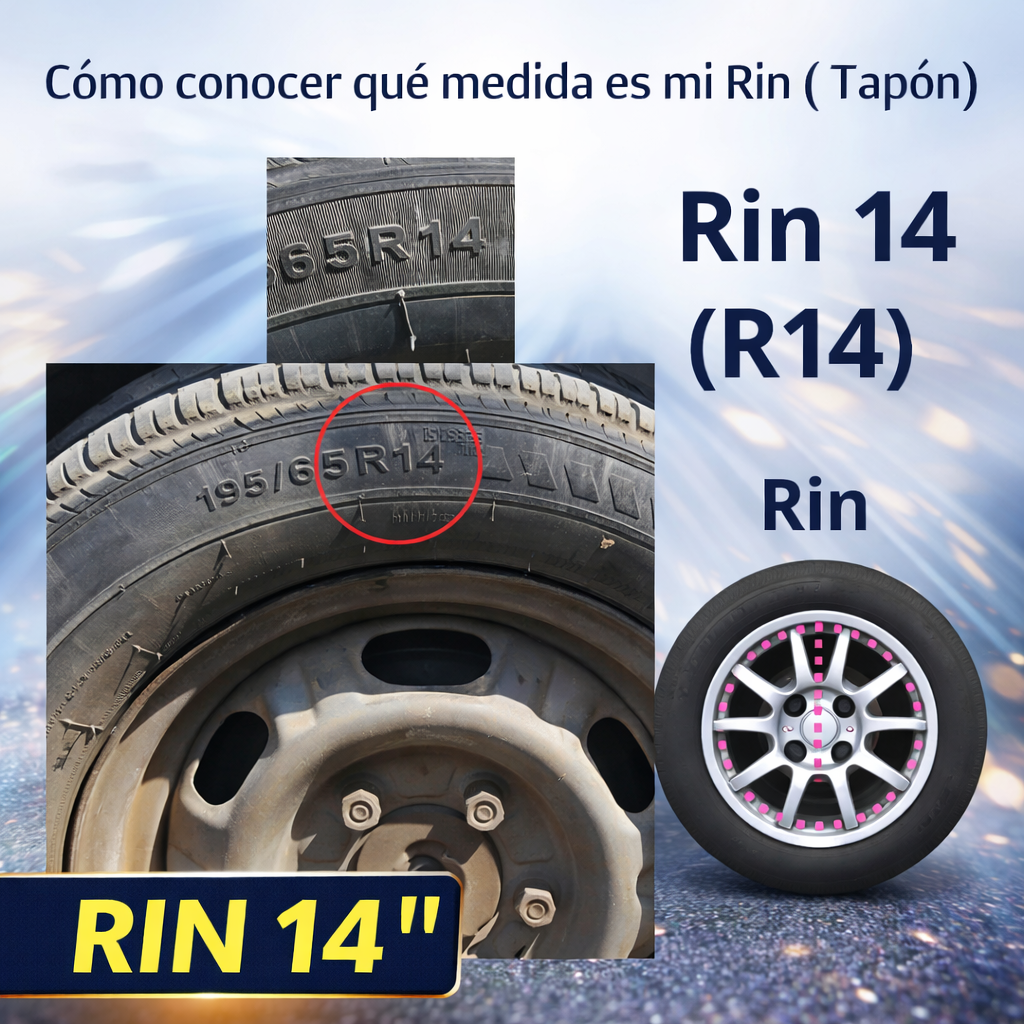 4Tapones Europeos Universal Auto Camioneta Misano Rin 14