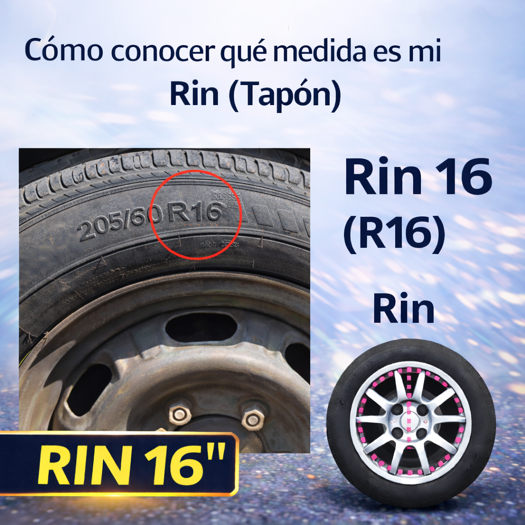 Tapones Para Rin 16 Universales Gris Auto Camioneta