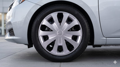 Tapones Polveras Llanta Rin 15 Nissan Tipo Versa Bitono