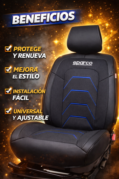 Funda Sparco Azul Universal Para Asiento De Automovil