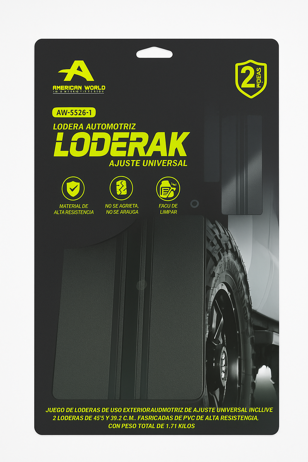 Loderas Loderak Salpicadera Universal Deportivo