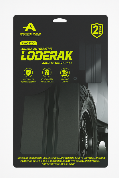 Loderas Loderak Salpicadera Universal Deportivo