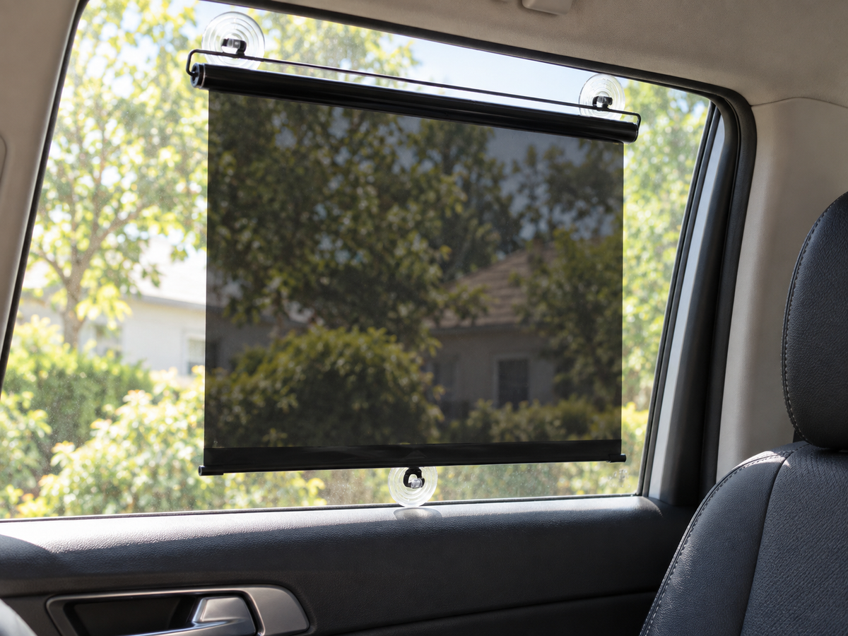 Cortina Retráctil Polarizado Parasol Para Coche 45*125 CM