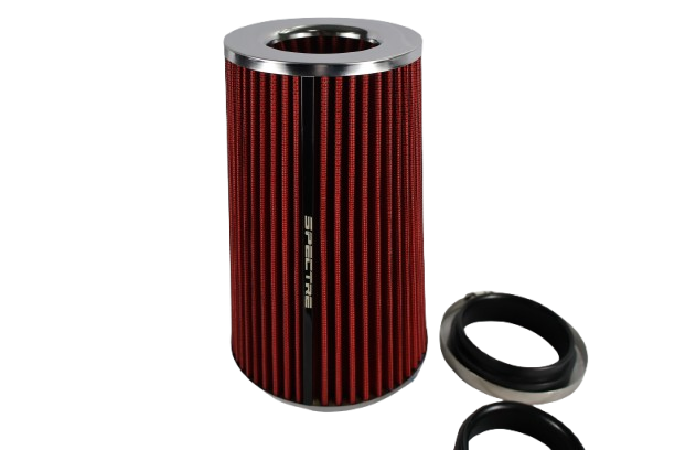 Filtro De Aire Deportivo Universal Auto Cono Flujo Rojo 18CM