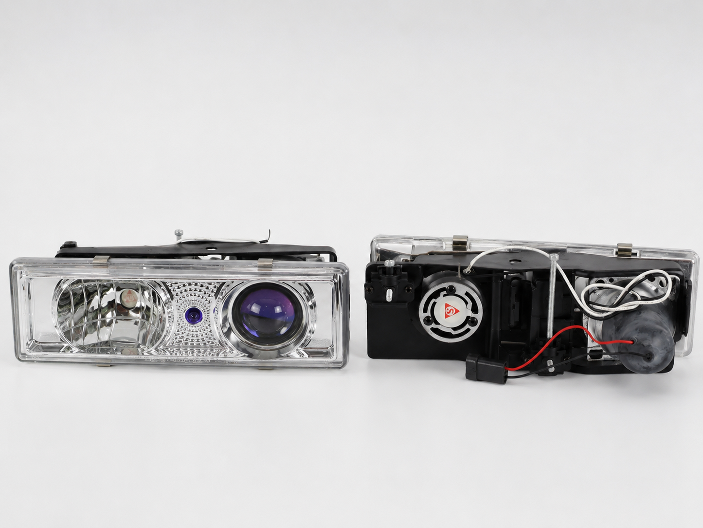 Faros Chevy Truck 88-98 Proyector Cromado Par