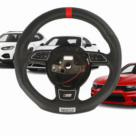 Funda Cubre Volante Deportivo Antiderrapante Tipo D Auto