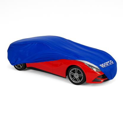 Cubierta Funda Para Coche Sparco Azul Mediana Cover