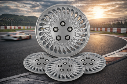 4 Tapones Polveras Rin 15 Deportivos Auto LLanta Universal
