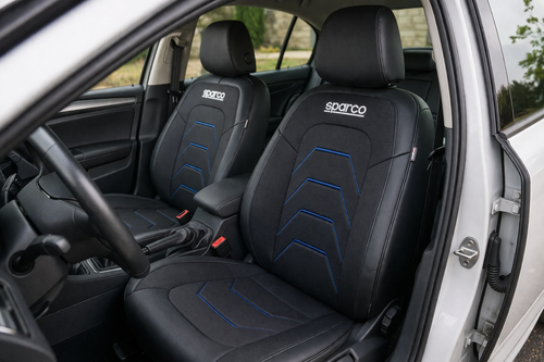 Funda Sparco Azul Universal Para Asiento De Automovil