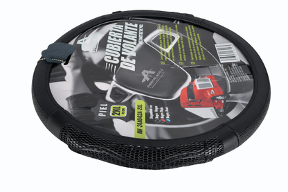 Funda Cubre Volante Camión en Piel 45 cm Negro