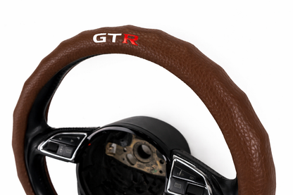 Funda Cubre Volante Piel Antiderrapante Auto Cafe GTR
