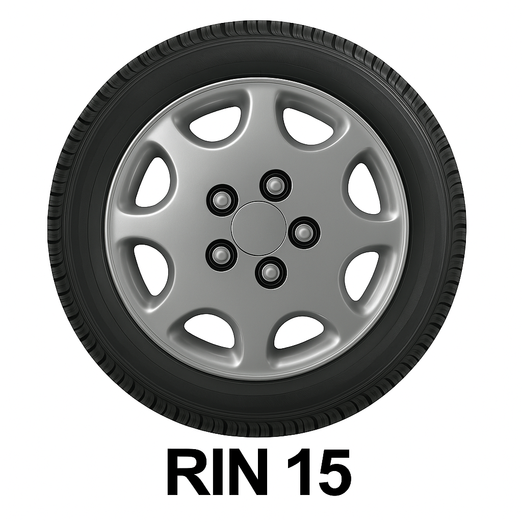 Juego 4 Tapones Polveras Rin 15 Deportivos Universal Auto