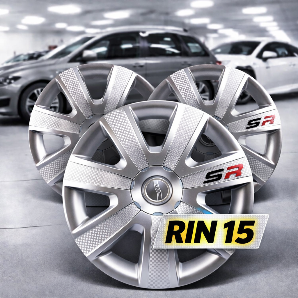 4 Tapones Polveras Llanta Rin 15 Owc Optimus Gris Sr