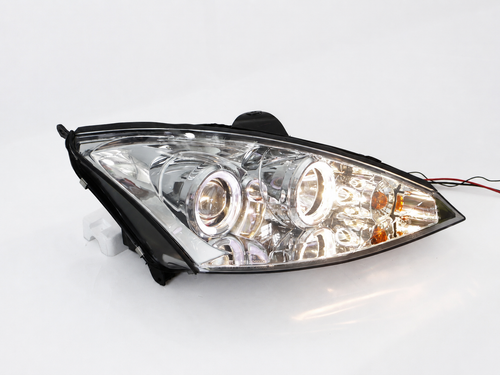 Faros Led Ford Focus 98-00 Ojo De Angel Cromados Par