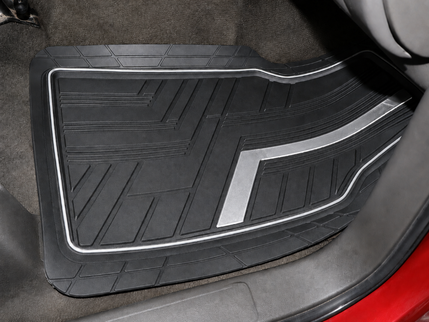 Tapete Condor 4 Piezas Para Auto Tipo Charola Universal