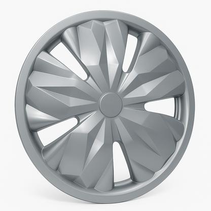 4 Tapones Polveras Rin 15 Deportivos Universal Carro Gris