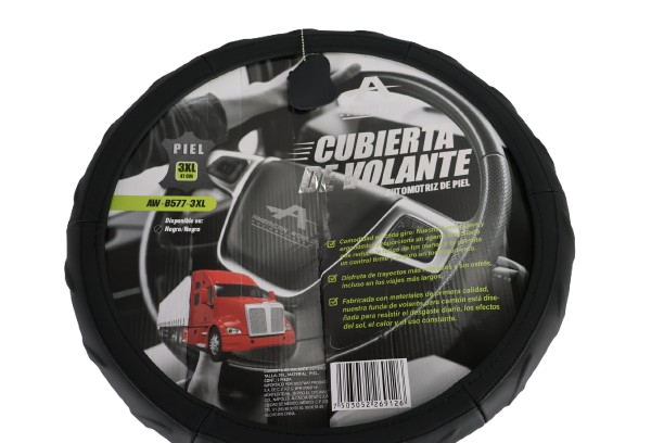 Funda Cubre Volante Camión en Piel 45 cm 3XL