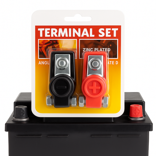 Terminal Batería Universal Positivo Negativo Auto Reforzado