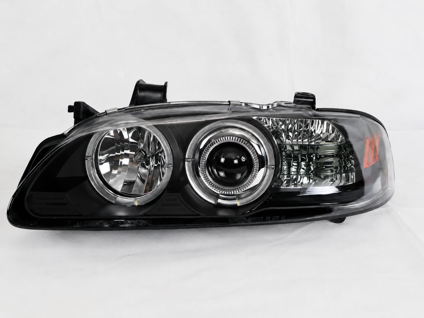 Faros Led Nissan Sentra 2000 Up B15 Ojo De Angel Par