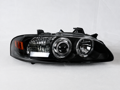 Faros Led Nissan Sentra 2000 Up B15 Ojo De Angel Par