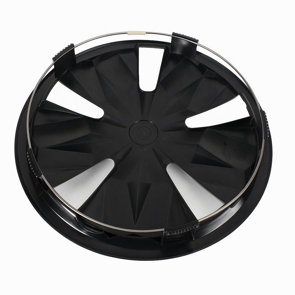 4 Tapones Polveras Rin 15 Deportivos Universal Carro Gris
