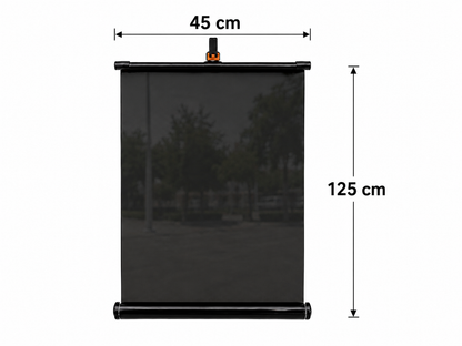 Cortina Retráctil Polarizado Parasol Para Coche 45*125 CM