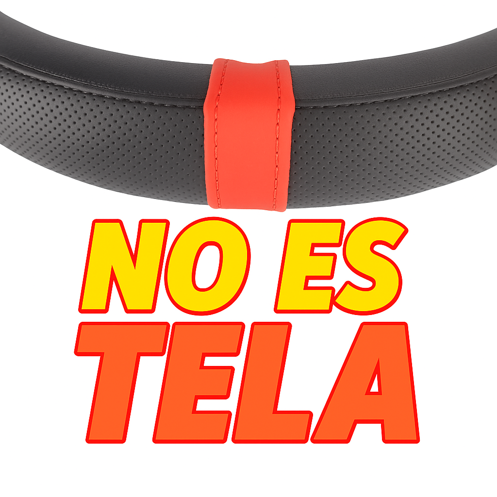 Funda Cubre Volante Deportivo Antiderrapante Tipo D Auto