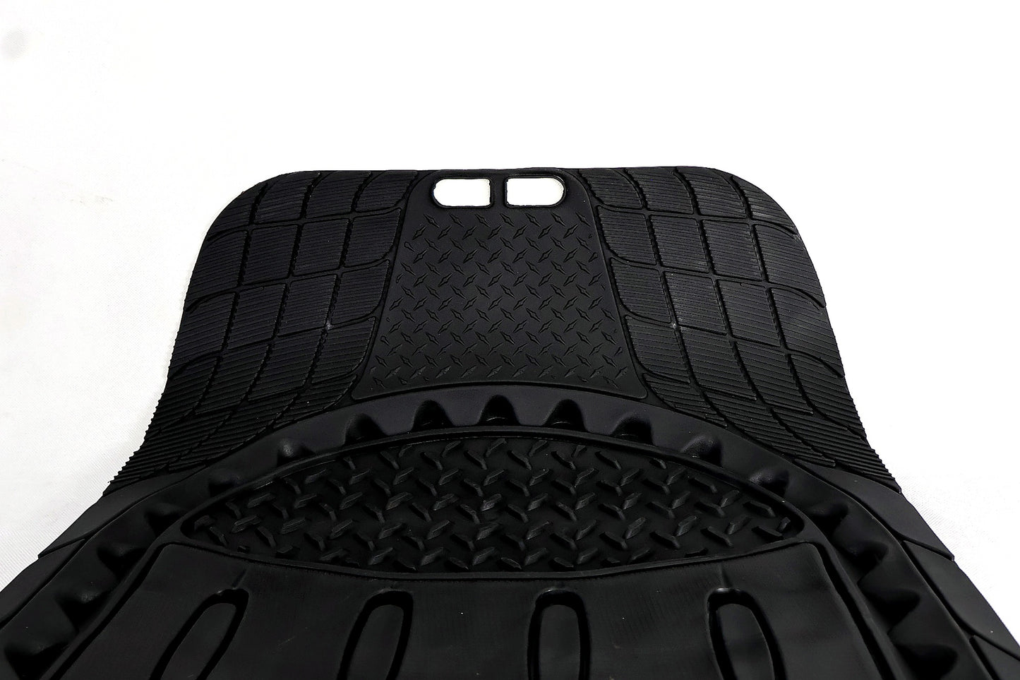 Tapete Caiman 4pz Negro Uso Rudo Tipo Charola Universal